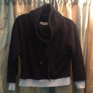No Comment Black Cowl Neck Sweater